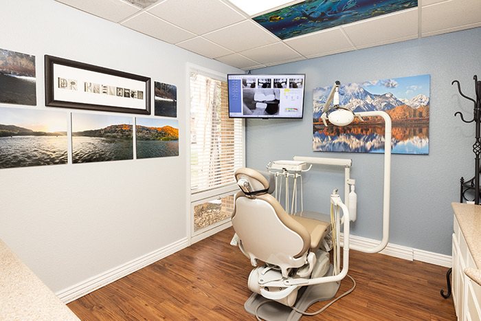 Treatment room at Longmont Dental